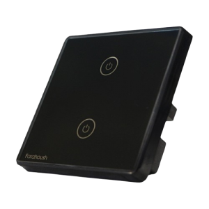 کلید لمسی دو پل فراهوش | کنترل دو مدار روشنایی