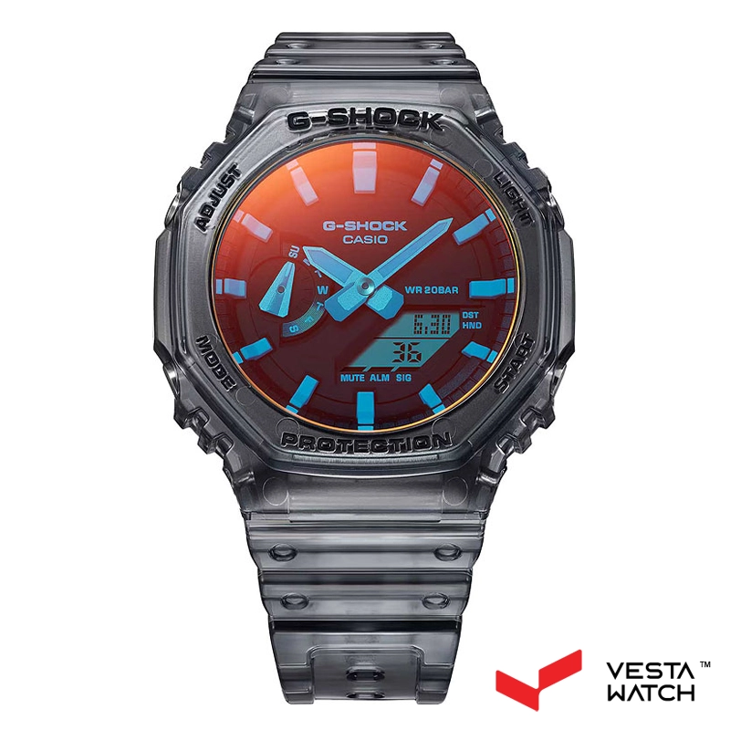 ساعت مچی مردانه کاسیو جیشاک CASIO G-SHOCK مدل GA-2100TLS-8ADR