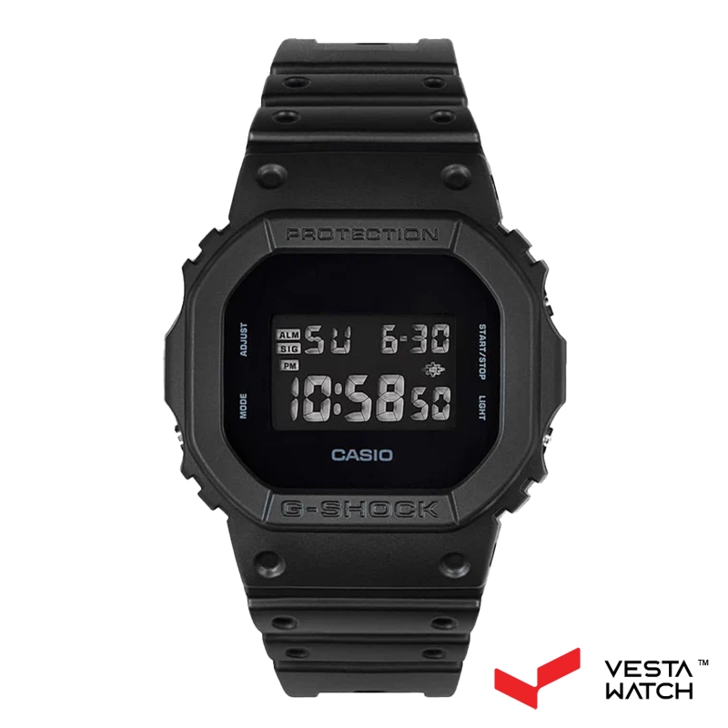 ساعت مچی مردانه و زنانه کاسیو جی‌شاک CASIO G-SHOCK مدل DW-5600BB-1DR