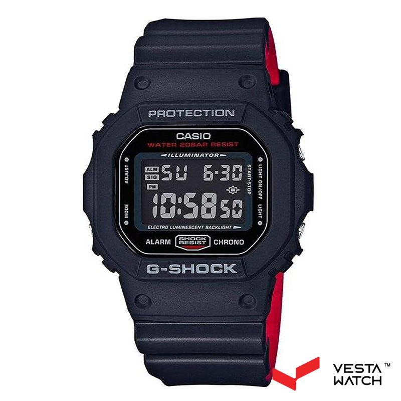 ساعت مچی مردانه و زنانه کاسیو جیشاک CASIO G-SHOCK مدل DW-5600HR-1DR