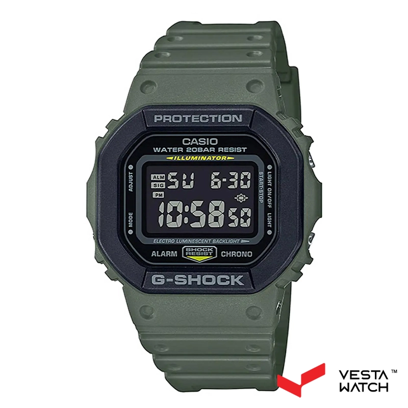 ساعت مچی مردانه و زنانه کاسیو جی‌شاک CASIO G-SHOCK مدل DW-5610SU-3DR