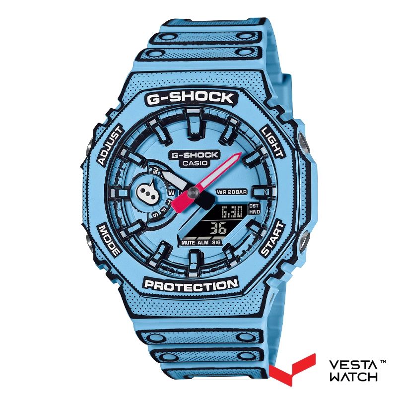 ساعت مچی مردانه کاسیو جی‌شاک CASIO G-SHOCK مدل GA-2100MNG-2A