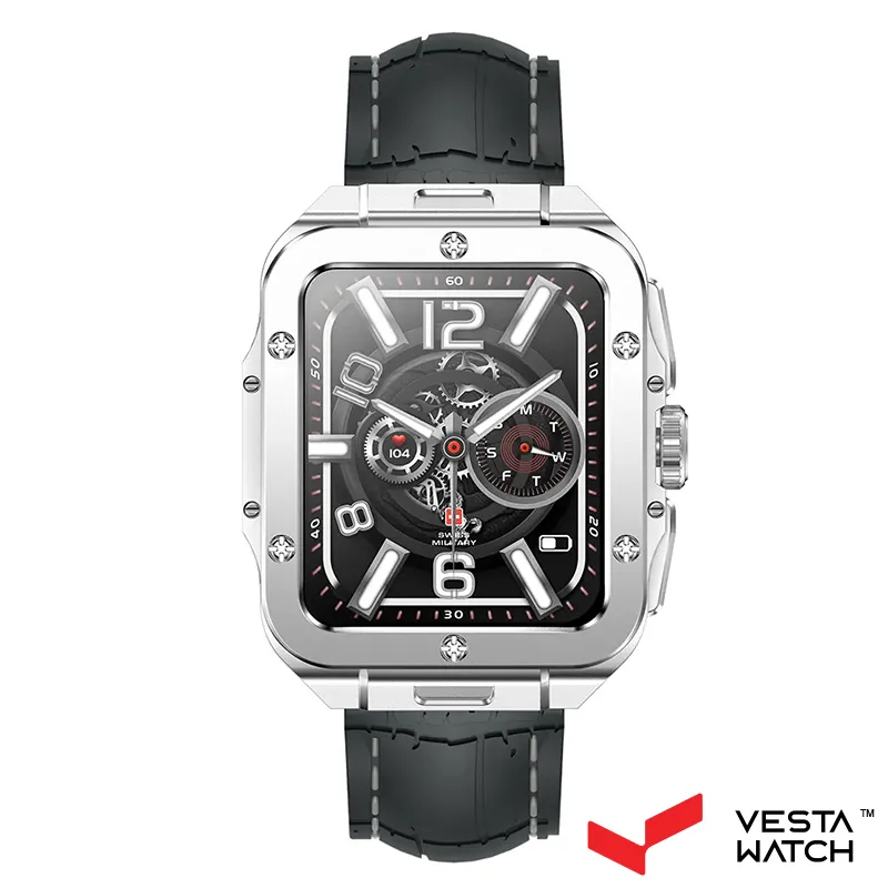 ساعت مچی هوشمند سوئیس میلیتاری SWISS MILITARY مدل Alps2-SLFrame-GRYSiliconSt