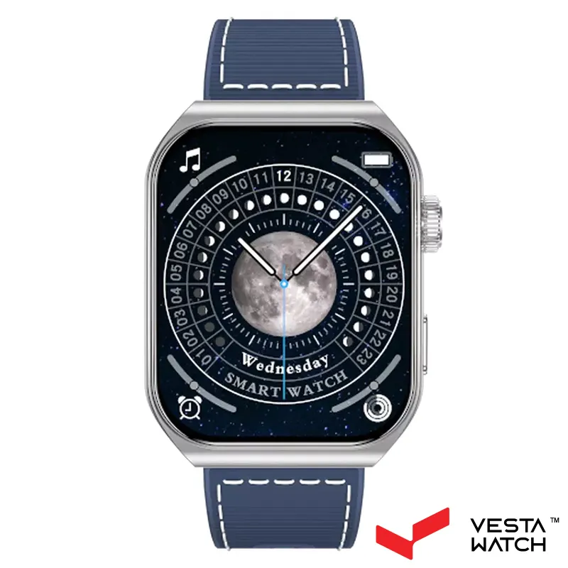 ساعت مچی هوشمند سوئیس میلیتاری SWISS MILITARY مدل  SM-WAT-ALPS3-SLF-BLUSST