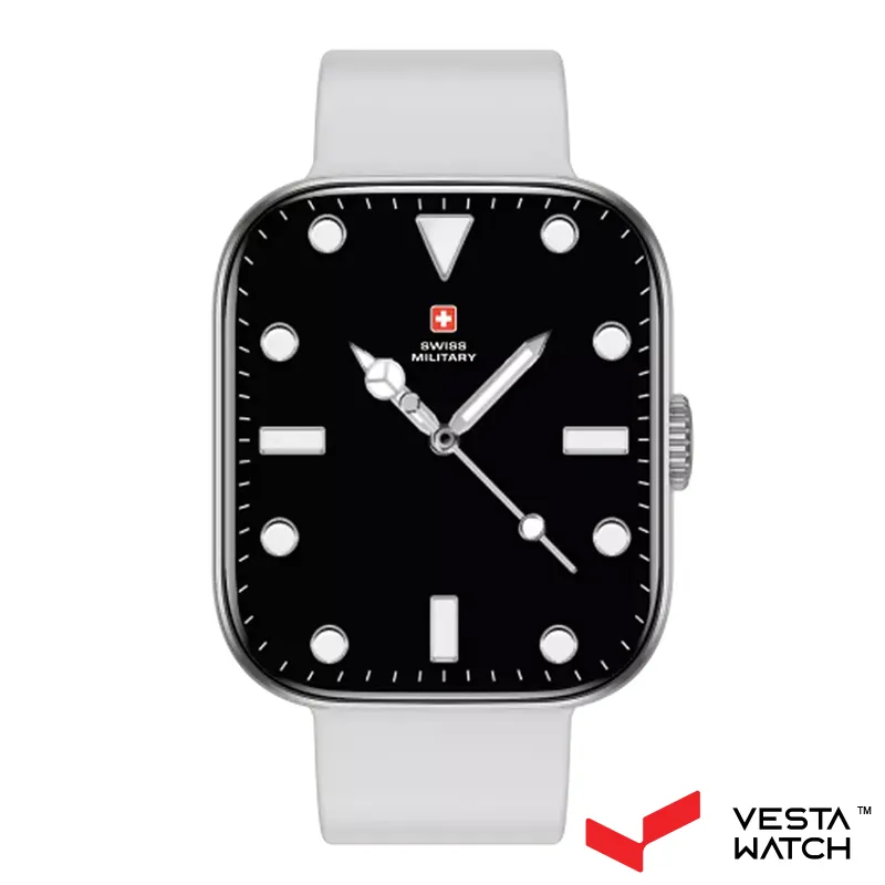 ساعت مچی هوشمند سوئیس میلیتاری SWISS MILITARY مدل  SM-WCH-ALPS4-SILF-GRYSS