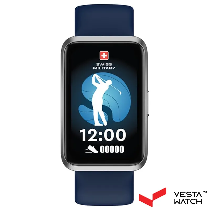 ساعت مچی هوشمند سوئیس میلیتاری SWISS MILITARY مدل  SM-BAND-RHINE2-BLUFSIS