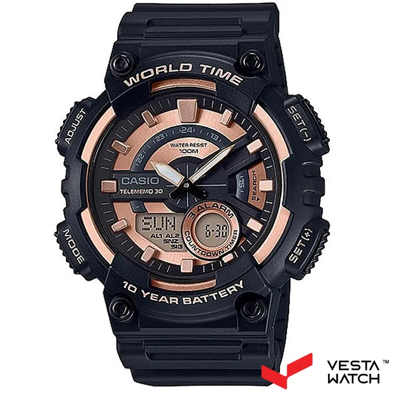 ساعت مچی مردانه کاسیو CASIO مدل AEQ-110W-1A3VDF