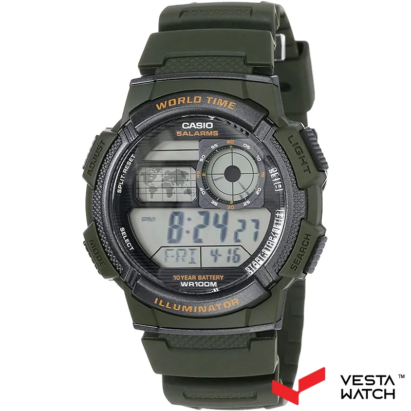 ساعت مچی مردانه کاسیو CASIO مدل AE-1000W-3AVDF