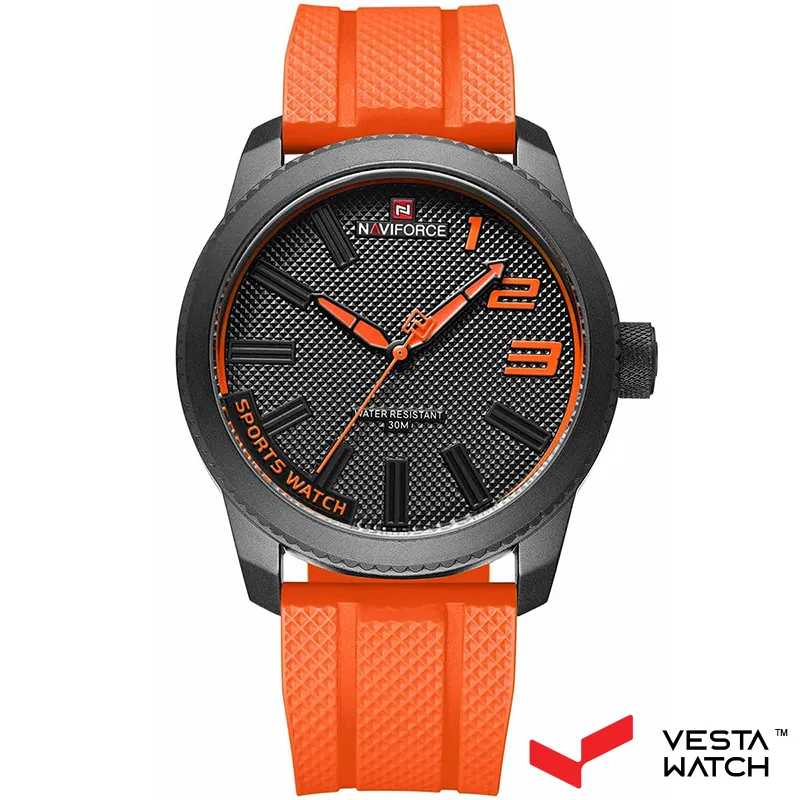 ساعت مچی مردانه نیوی فورس NAVI FORCE مدل NF 9202 B/O/O
