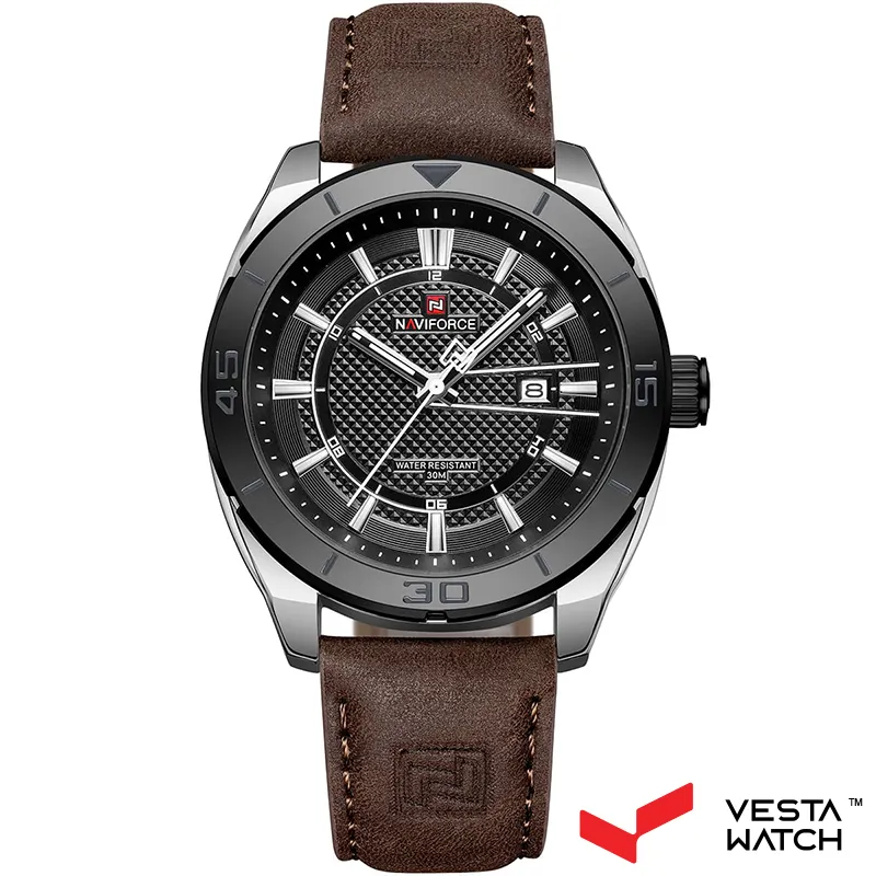 ساعت مچی مردانه نیوی فورس NAVI FORCE مدل NF 9209 S/B/D.BN