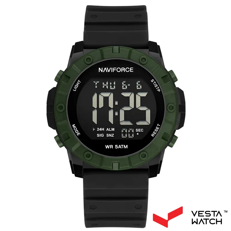 ساعت مچی مردانه نیوی فورس NAVI FORCE مدل NF7110 B/GN/B