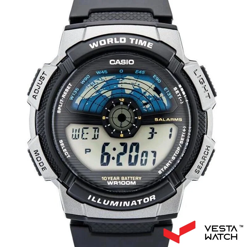 ساعت مچی مردانه کاسیو CASIO مدل AE-1100W-1A
