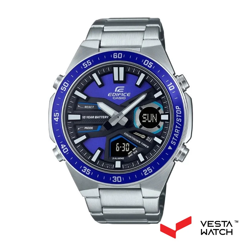 ساعت مچی مردانه کاسیو ادیفایس CASIO EDIFICE مدل EFV-C110D-2AVDF