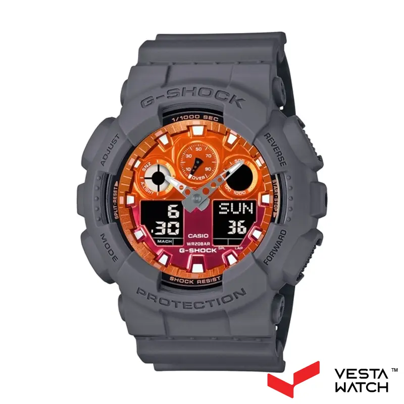ساعت مچی مردانه کاسیو جی‌شاک CASIO G-SHOCK مدل GA-100FL-8ADR