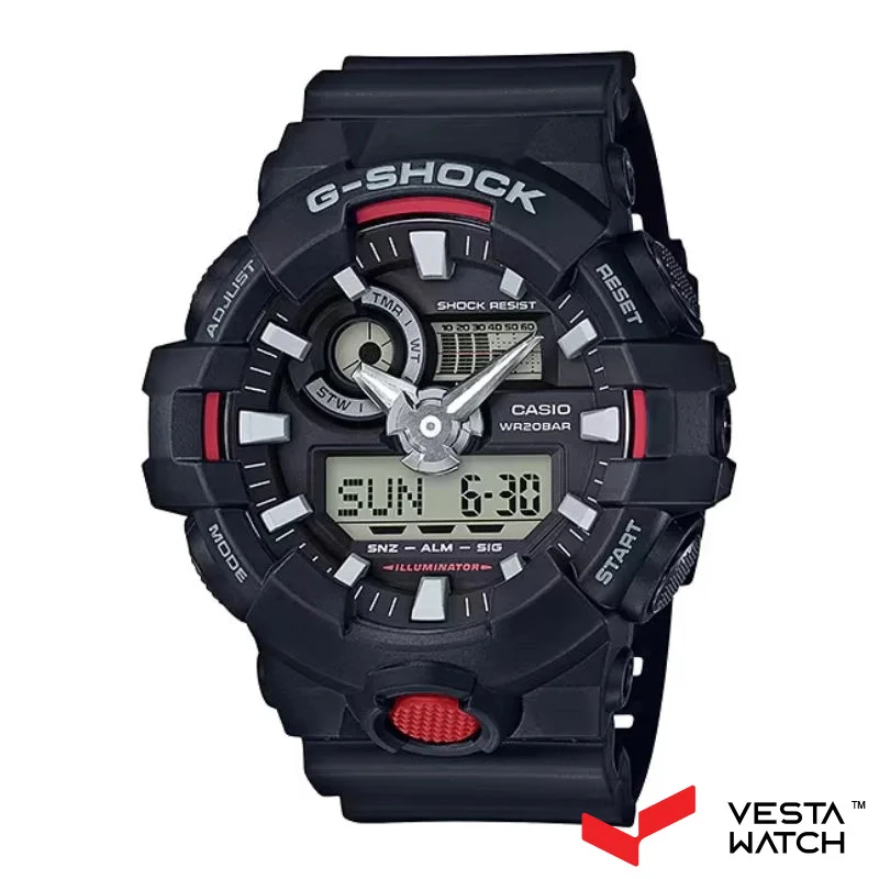 ساعت مچی مردانه کاسیو جی‌شاک CASIO G-SHOCK مدل GA-700-1A