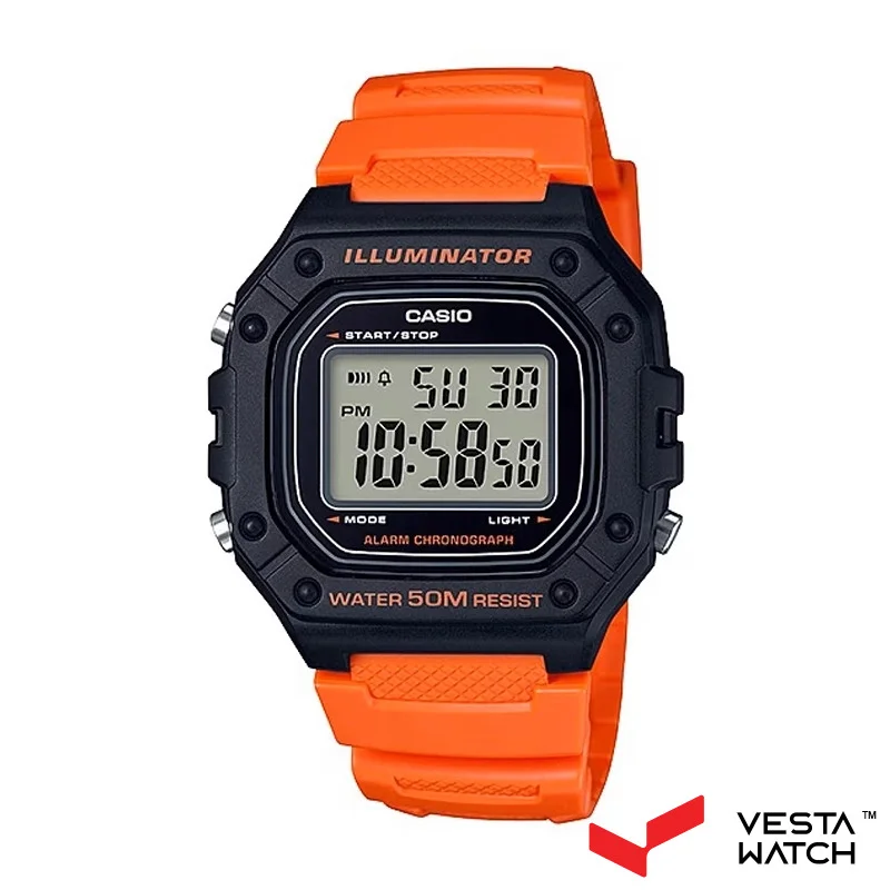 ساعت مچی مردانه و زنانه کاسیو CASIO مدل W-218H-4B2