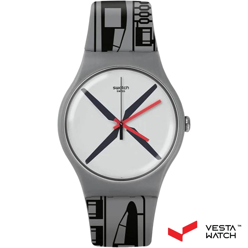 ساعت مچی مردانه و زنانه سواچ SWATCH مدل SUOM107