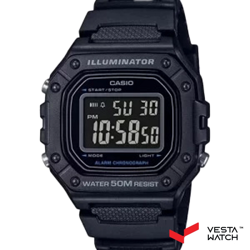 ساعت مچی مردانه و زنانه کاسیو CASIO مدل W-218H-1BVDF