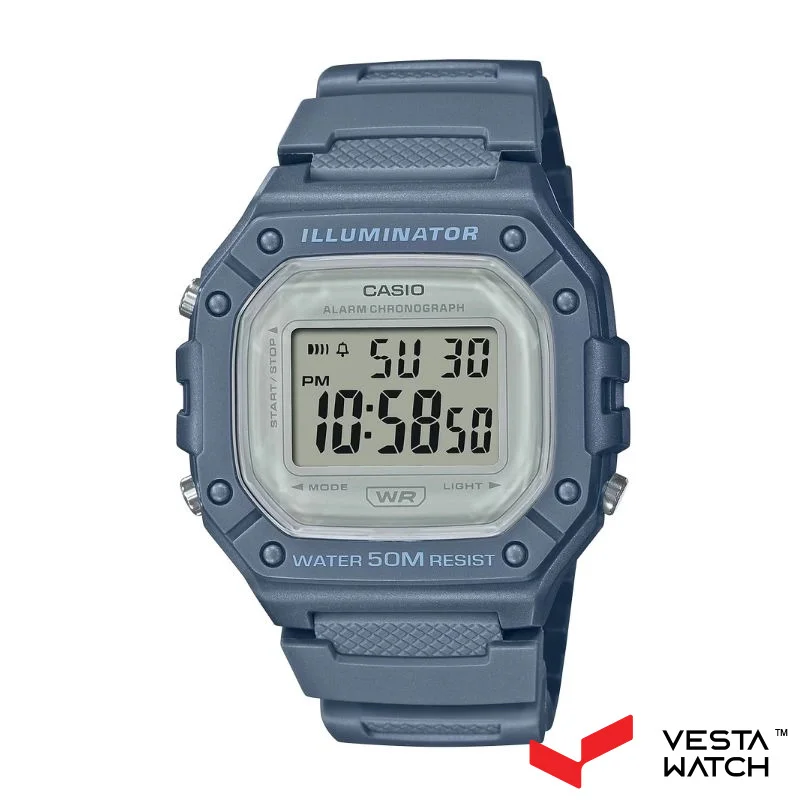 ساعت مچی مردانه و زنانه کاسیو CASIO مدل W-218HC-2AVDF