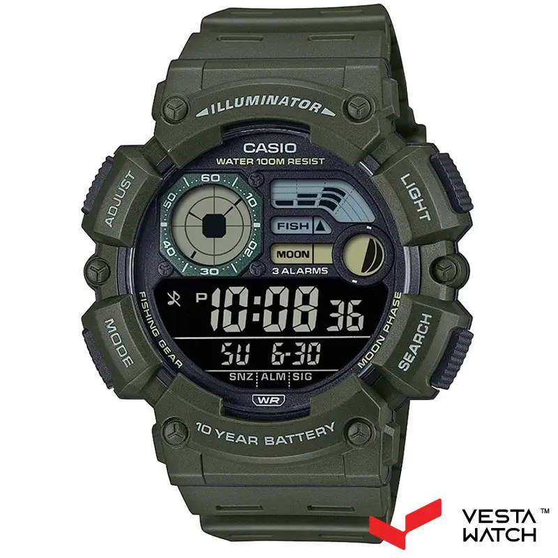 ساعت مچی مردانه کاسیو CASIO مدل WS-1500H-3BVDF
