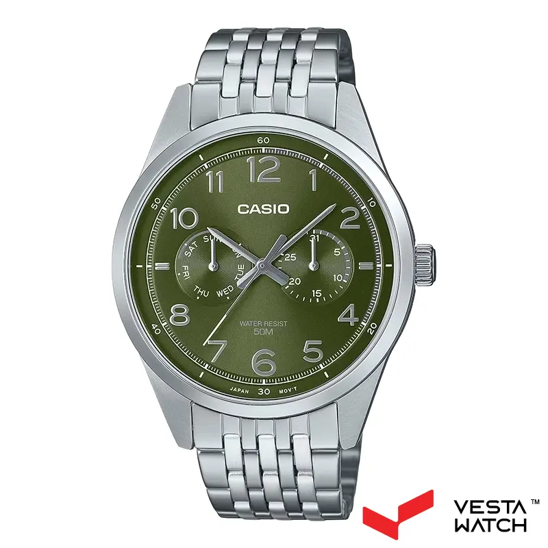 ساعت مچی مردانه کاسیو CASIO مدل MTP-E340D-3AV