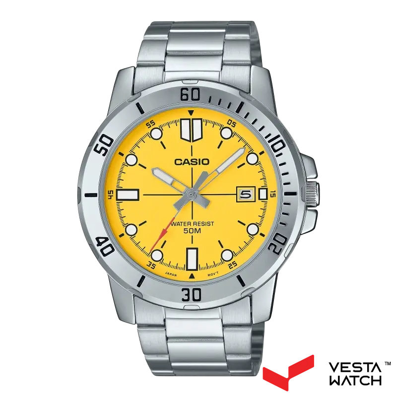 ساعت مچی مردانه کاسیو CASIO مدل MTP-VD01D-9EV