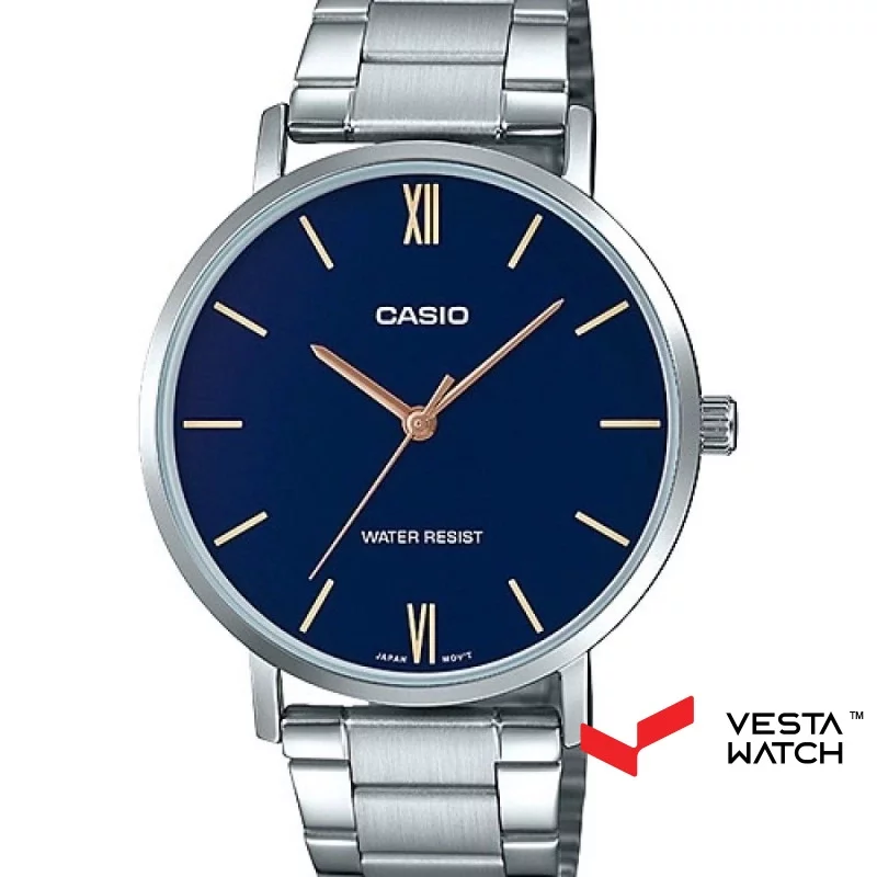 ساعت مچی مردانه کاسیو CASIO مدل MTP-VT01D-2B