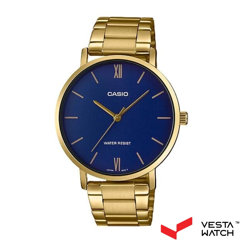 ساعت مچی مردانه کاسیو CASIO مدل MTP-VT01G-2B