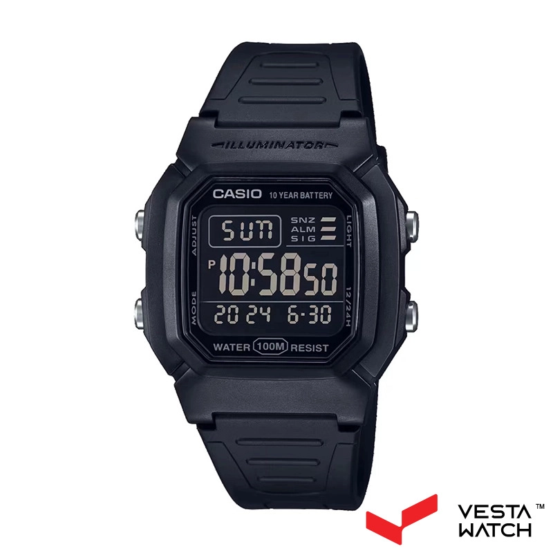 ساعت مچی مردانه و زنانه کاسیو CASIO مدل W-800H-1BVDF