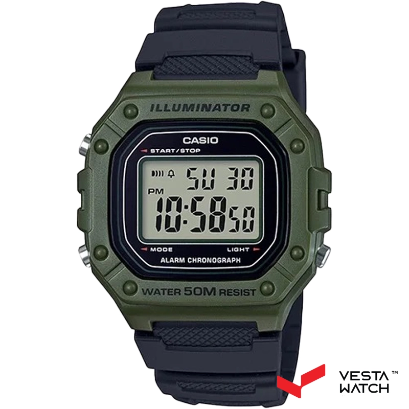 ساعت مچی مردانه و زنانه کاسیو CASIO مدل W-218H-3AVDF