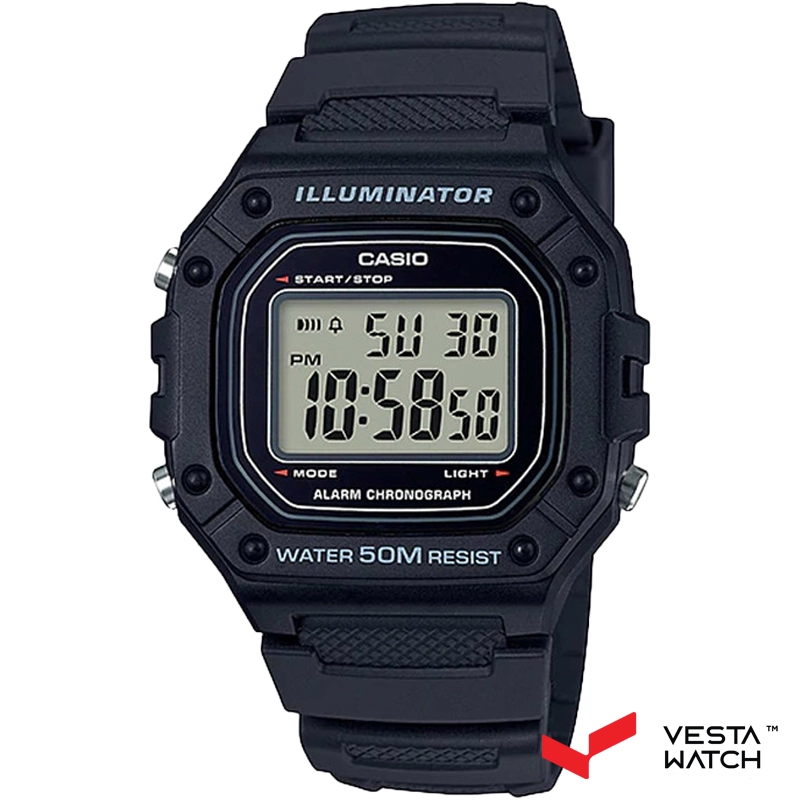 ساعت مچی مردانه و زنانه کاسیو CASIO مدل W-218H-1AVDF