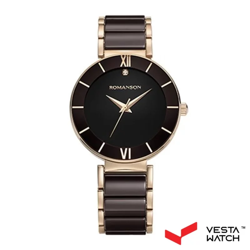 ساعت مچی زنانه رومانسون ROMANSONمدل TM4BS501KLNRA36R-BK