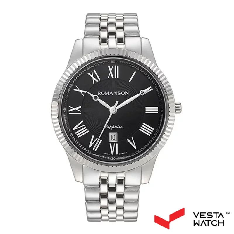 ساعت مچی مردانه رومانسون ROMANSONمدل TM3BS190MMWWA3R2-BK