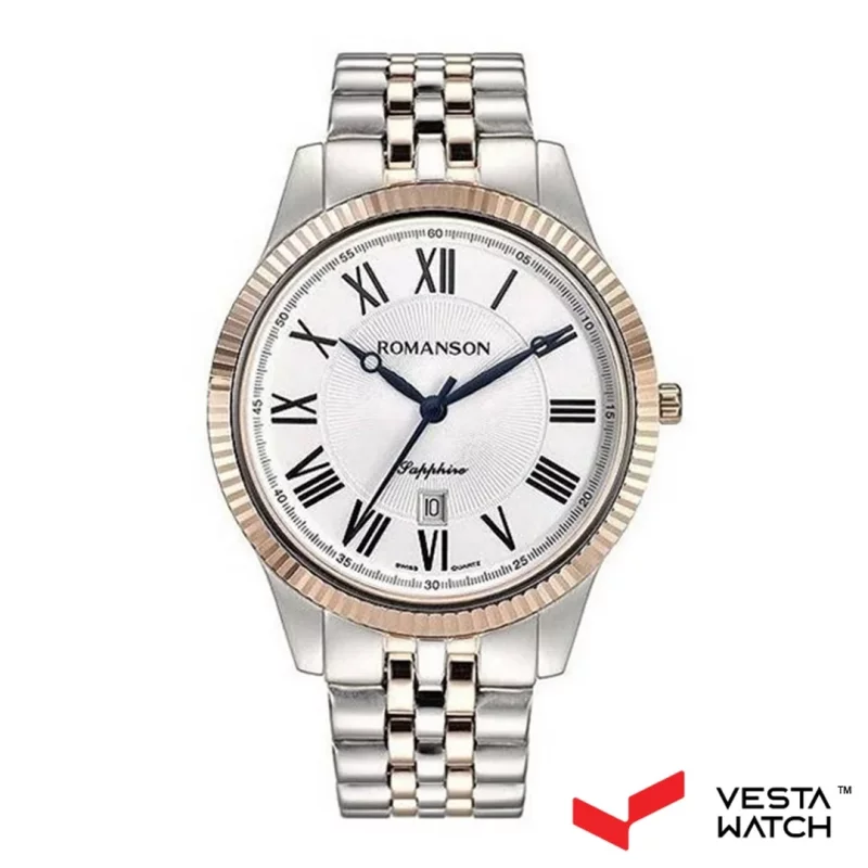 ساعت مچی مردانه رومانسون ROMANSONمدل TM3BS190MMJJASR2-W
