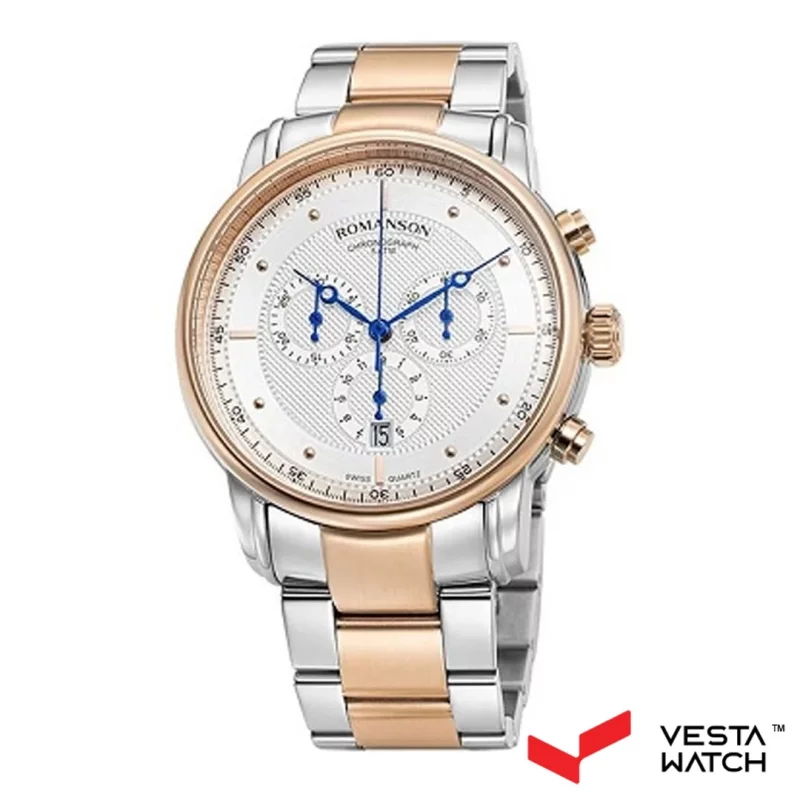 ساعت مچی مردانه رومانسون ROMANSONمدل TM3BS011HMJJA16U-W