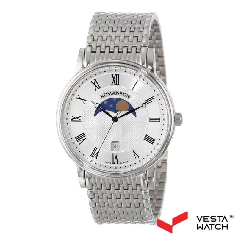 ساعت مچی مردانه رومانسون ROMANSONمدل TM1274FM1WAS2B-W