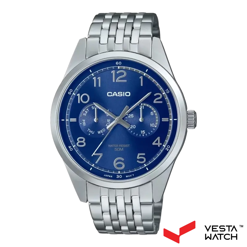 ساعت مچی مردانه کاسیو CASIO مدل MTP-E340D-2AVDF