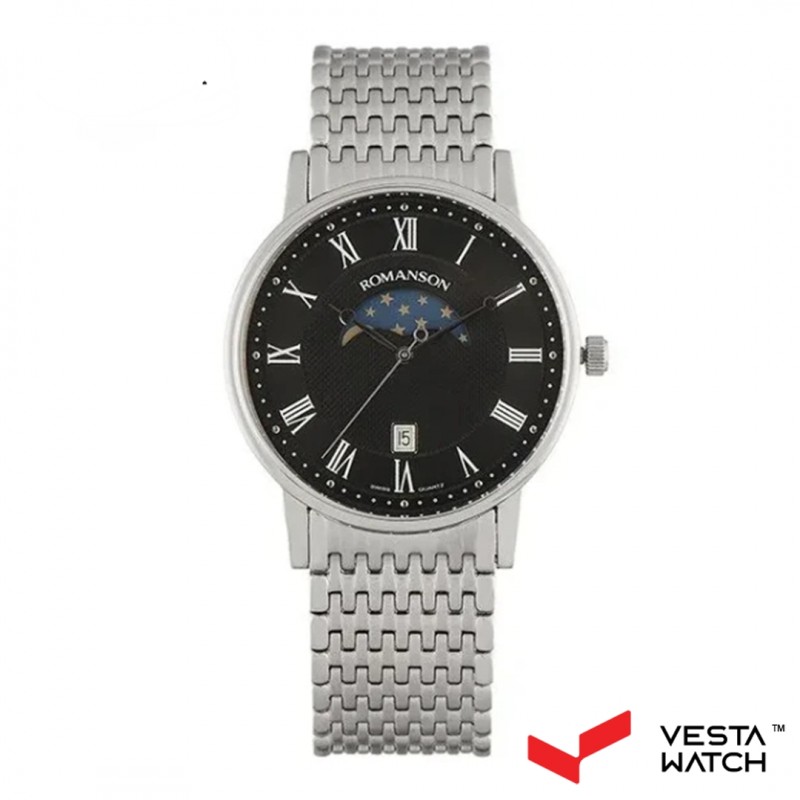 ساعت مچی مردانه رومانسون ROMANSONمدل PA1274FM1WA32W-BK