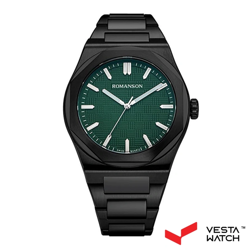 ساعت مچی مردانه رومانسون ROMANSONمدل RM4BS004MMBBAD2W-GR