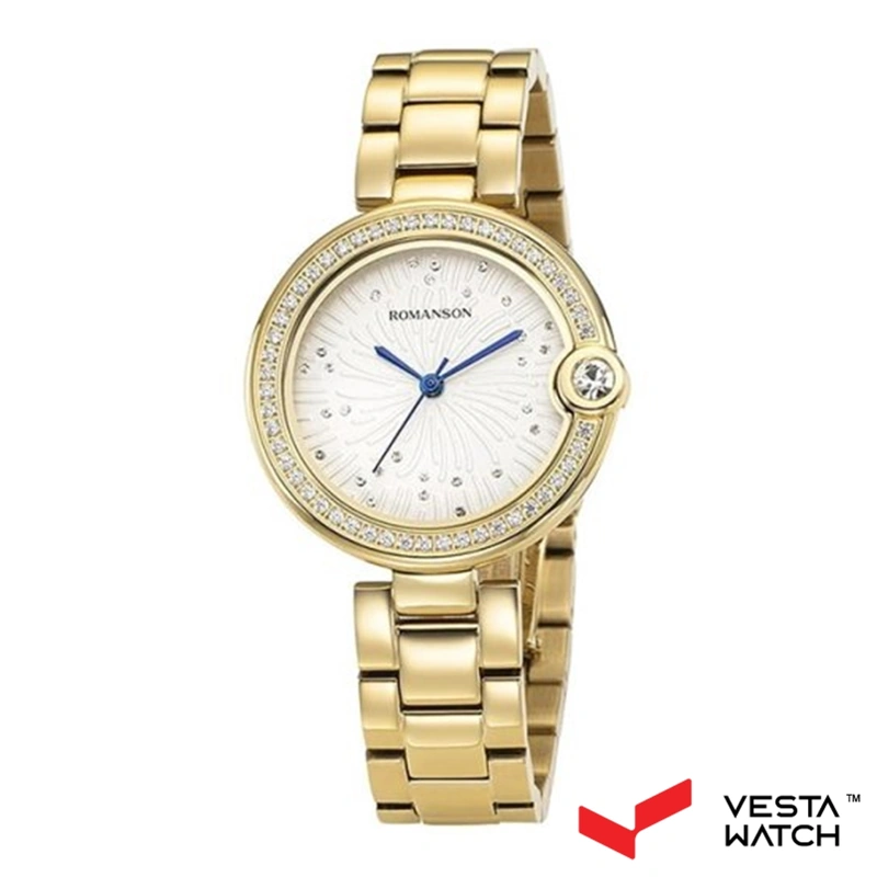 ساعت مچی زنانه رومانسون ROMANSONمدل RM4BF510QLGGA12U-W