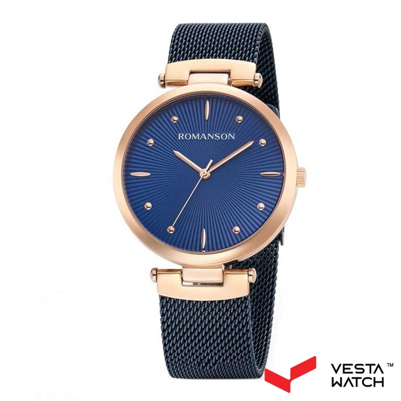 ساعت مچی زنانه رومانسون ROMANSONمدل RM0B12LLURA46R-BL