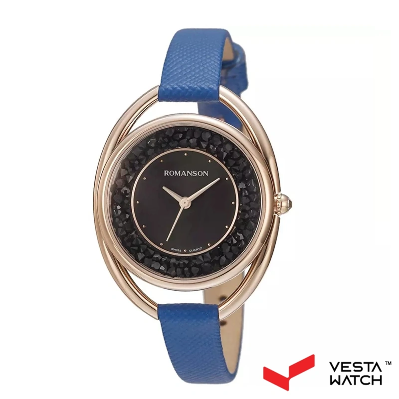 ساعت مچی زنانه رومانسون ROMANSONمدل RL8A01LLURA3R1-BK