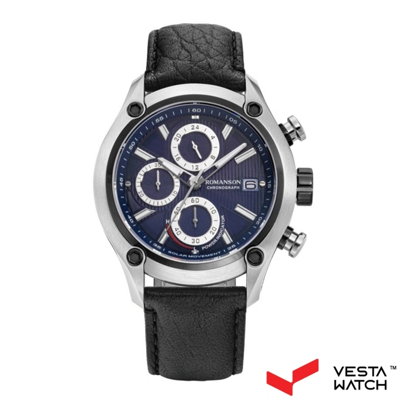 ساعت مچی مردانه رومانسون ROMANSONمدل PB9A01HMBDA42W-BL