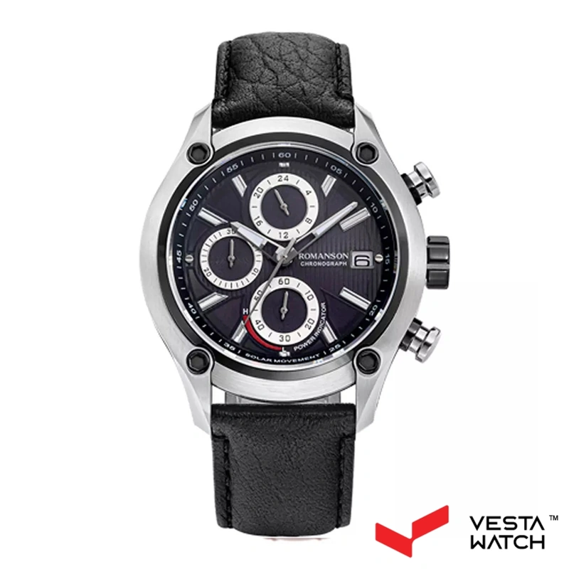 ساعت مچی مردانه رومانسون ROMANSONمدل PB9A01HMBDA32W-BK