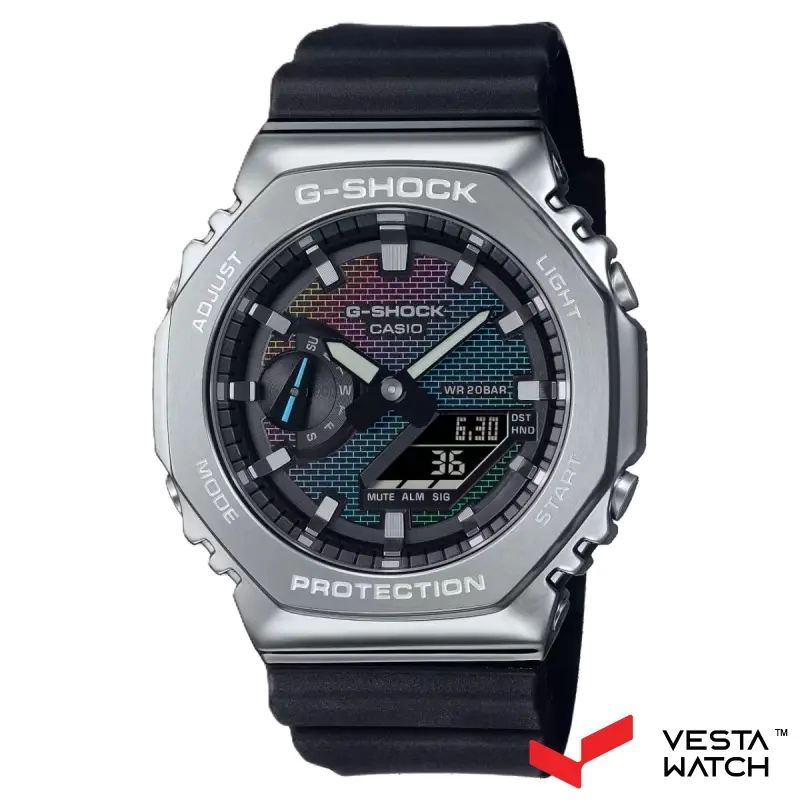 ساعت مچی مردانه کاسیو جی‌شاک CASIO G-SHOCK مدل GM-2100RW-1ADR