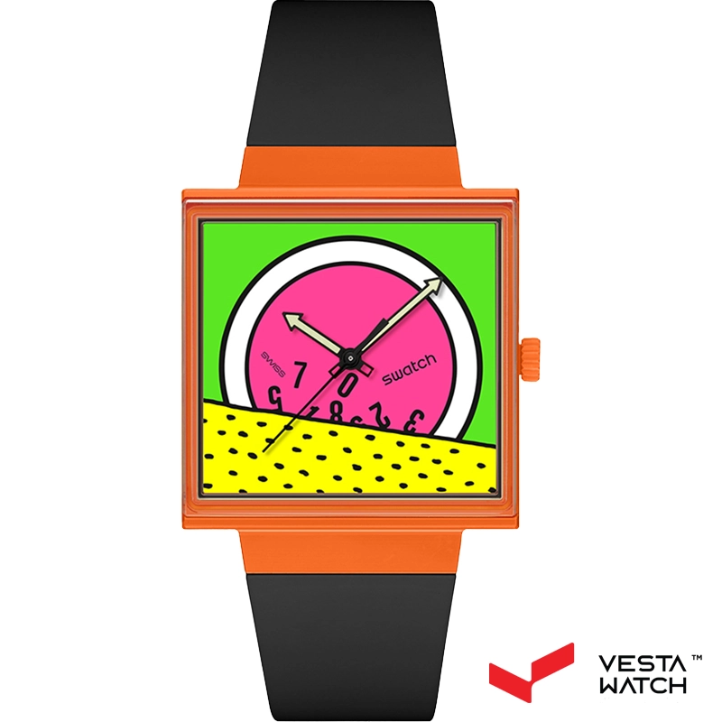 ساعت مچی مردانه و زنانه سواچ SWATCH مدل SO34Z101