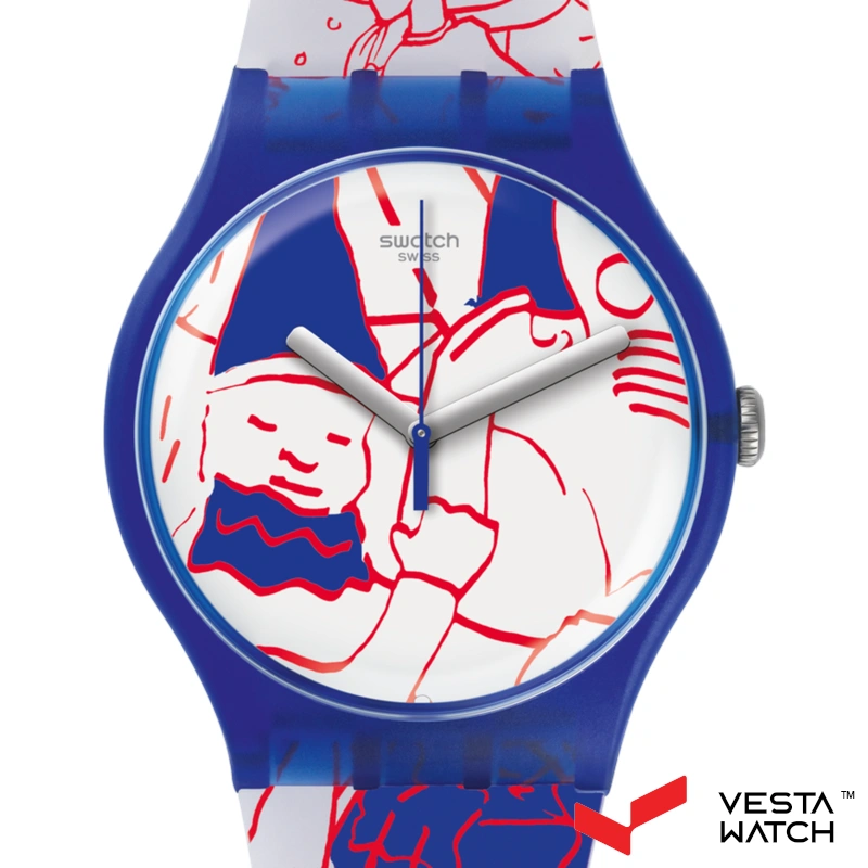 ساعت مچی مردانه و زنانه سواچ SWATCH مدل SUOZ217