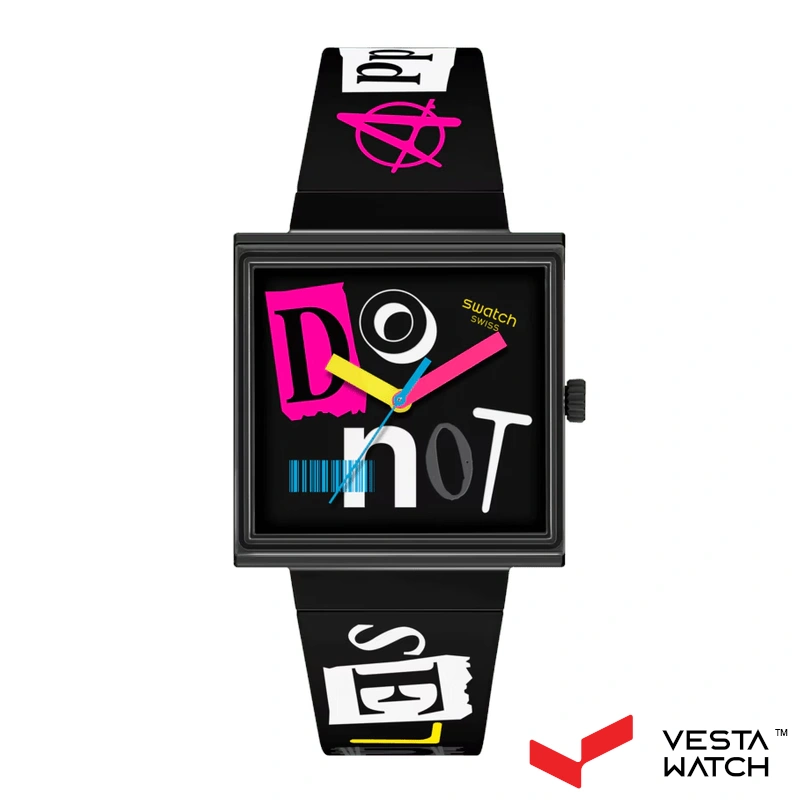 ساعت مچی مردانه و زنانه سواچ SWATCH مدل SO34B100