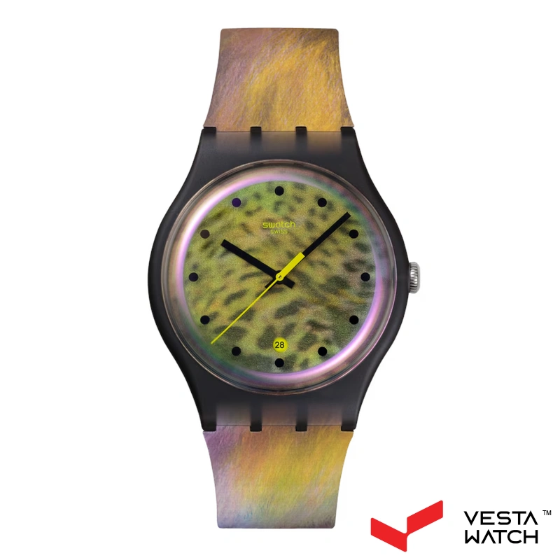 ساعت مچی مردانه و زنانه سواچ SWATCH مدل SO29Z402
