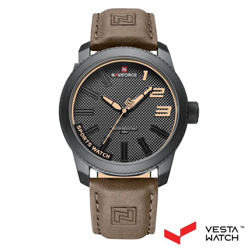 ساعت مچی مردانه نیوی فورس NAVI FORCE مدل NF9202 B/Y/BN